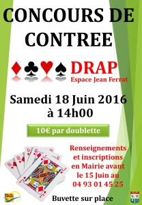 Affiche Belote 18 juin 2016
