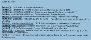 Conseil municipal du 7 juin