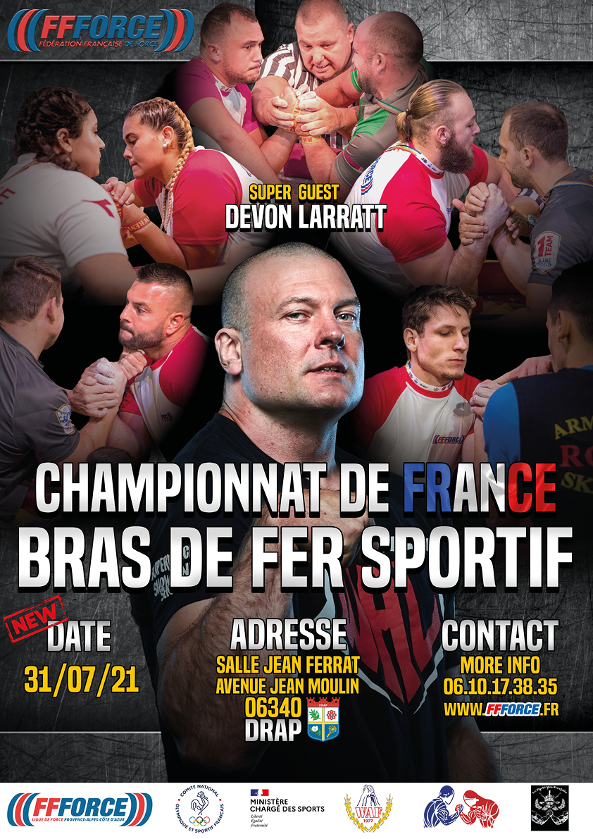 Championnat de France de Bras de Fer sportif - Ville de Drap